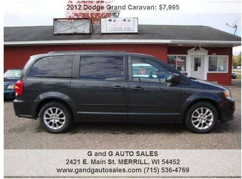 2012 Dodge Grand Caravan R/T 4dr Mini Van 163712 Miles - cars & for sale in Merrill, WI