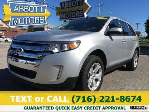2013 Ford Edge SEL AWD - FINANCING FOR ALL CREDIT SITUATIONS! - cars... for sale in Lackawanna, NY