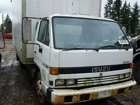 1989 izusu npr tilt cab, diesel, auto boxvan for sale in Yakima, WA