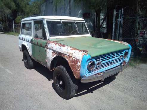 1971 FORD BRONCO U152 HD PACKAGE V8 PROJECT **RUST FREE - NO CANCER*** for sale in Tucson, TX
