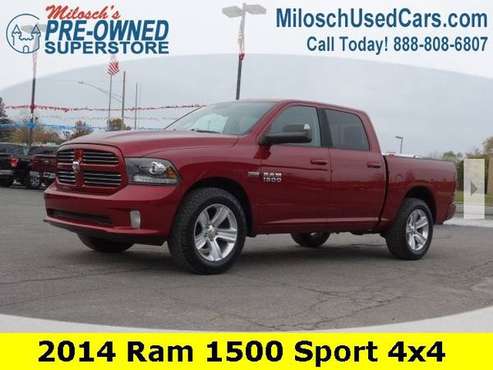 2014 Ram 1500 4WD Crew Cab 140.5" Sport - cars & trucks - by dealer... for sale in Lake Orion, MI