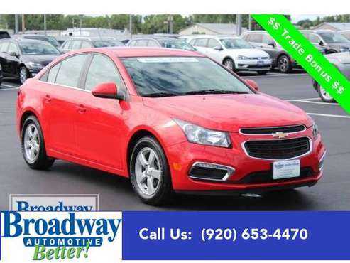 2016 Chevrolet Cruze Limited sedan 1LT - Chevrolet Red for sale in Green Bay, WI