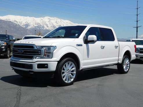 2018 Ford F-150 LIMITED White Platinum Metalli for sale in American Fork, NV