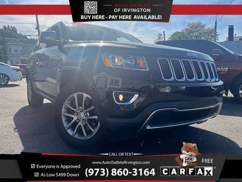 2015 Jeep Grand Cherokee Limited 4x4SUV - - by dealer for sale in Irvington, NJ