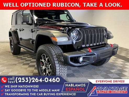 634/mo - 2018 Jeep Wrangler Unlimited Rubicon - - by for sale in Kent, WA