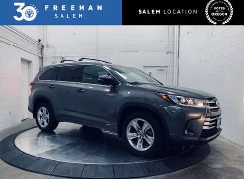 2017 Toyota Highlander All Wheel Drive Electric Hybrid Limited AWD... for sale in Salem, OR