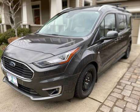 10k miles 2019 Ford Transit Connect Titanium Passenger Wagon LWB for sale in Portland, OR
