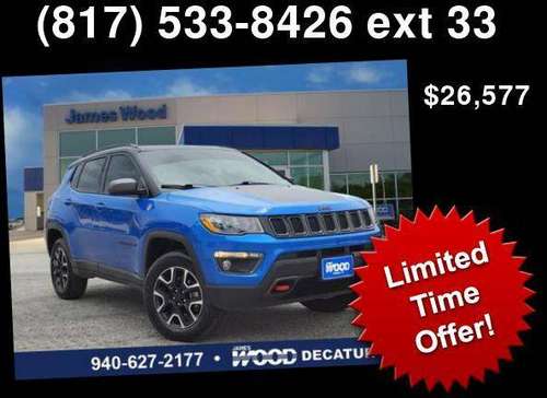 2020 Jeep Compass Trailhawk - - by dealer - vehicle for sale in Decatur, TX