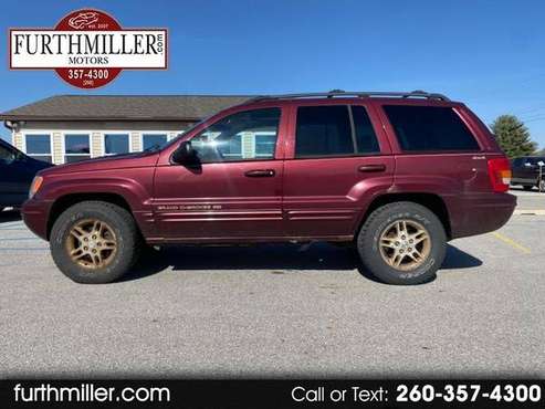 1999 Jeep Grand Cherokee Limited 4x4 Heated Leather Sunroof 170, 892 for sale in Auburn, IN
