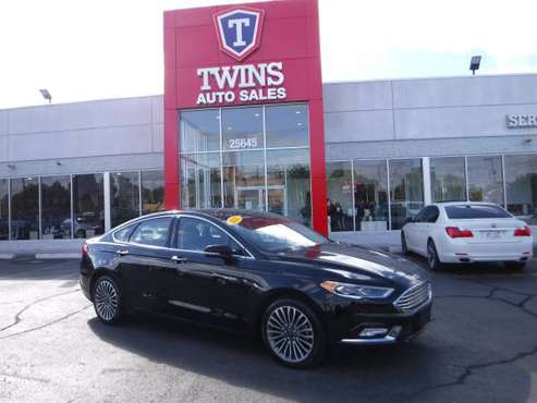 2017 FORD FUSION TITANIUM **LIKE NEW**LOW MILES**FINANCING AVAILABLE** for sale in redford, MI