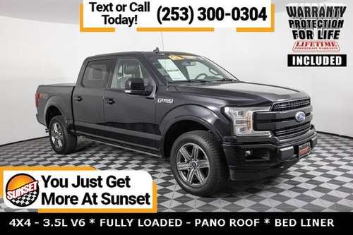2020 Ford F-150 4x4 4WD F150 Crew cab Lariat SuperCrew TRUCK PICKUP for sale in Sumner, WA