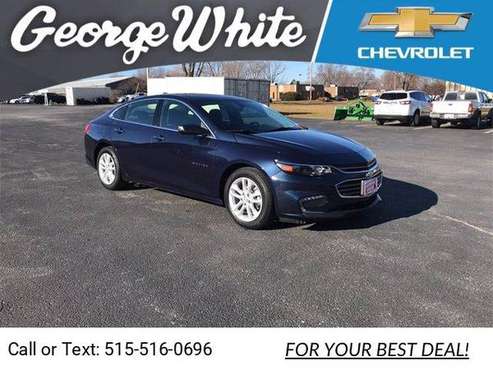 2017 Chevy Chevrolet Malibu LT hatchback Blue - - by for sale in Ames, IA