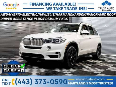 2016 BMW X5 eDrive xDrive40e AWD Hybrid-Electric Luxury SUV wPremium for sale in Sykesville, MD