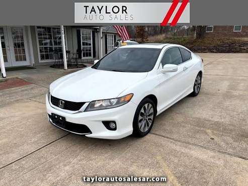 2015 Honda Accord Coupe 2dr I4 CVT EX-L coupe WHITE for sale in Springdale, AR