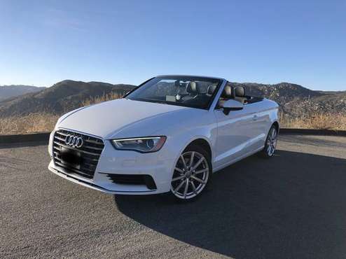 Audi A3 convertible white 2016 - cars & trucks - by owner - vehicle... for sale in Escondido, CA