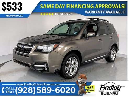 533/mo - 2018 Subaru Forester Touring - - by dealer for sale in Prescott, AZ