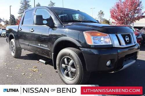 2015 Nissan Titan 4x4 Truck 4WD Crew Cab SWB PRO-4X Crew Cab - cars... for sale in Bend, OR