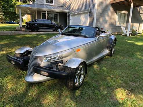 2000 Silver Plymouth Prowler Convertible - stunning collector's car! for sale in Kalamazoo, MI