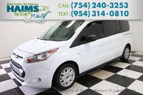 2016 Ford Transit Connect Wagon 4dr Wagon LWB XLT w/Rear Liftgate for sale in Lauderdale Lakes, FL
