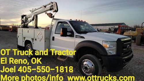 2011 Ford F-450 4wd 4000lb Crane 9ft Mechanics Service Bed 6 8L for sale in Kansas City, MO