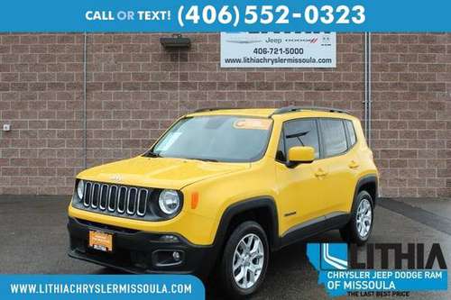 2016 Jeep Renegade 4WD 4dr Latitude SUV Renegade Jeep for sale in Missoula, MT