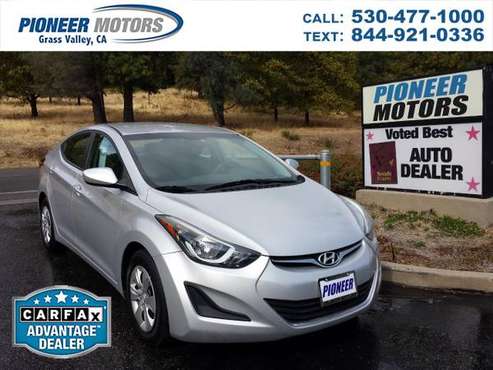 2016 Hyundai Elantra SE 6AT - - by dealer - vehicle for sale in Grass Valley, NV