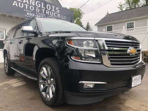 2015 CHEVY SUBURBAN LTZ BLACK 22" WHEELS 1 OWNER FULLY SERVICED CLEAN! for sale in Kingston, NY