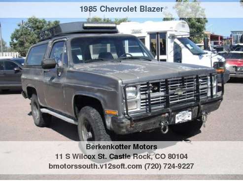 1985 Chevrolet Blazer Base In House Financing For Those Who Qualify for sale in Castle Rock, CO