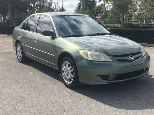 2005 Honda Civic LX -1 owner - cars & trucks - by owner - vehicle... for sale in Margate, FL