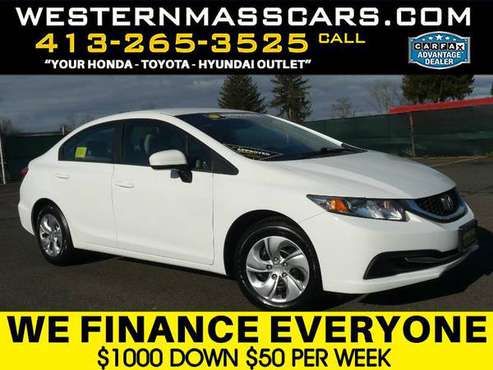 2014 *HONDA CIVIC*AUTOMATIC*FOUR CYLINDER*EASY FINANCING - cars &... for sale in Springfield, MA
