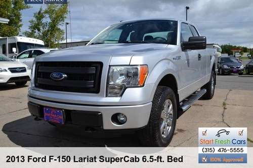 2013 FORD F-150 LARIAT SUPERCAB 6 5-FT BED - - by for sale in Syracuse, NY