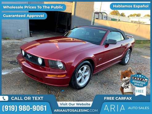 2007 Ford Mustang GT Premium - - by dealer - vehicle for sale in Raleigh, NC