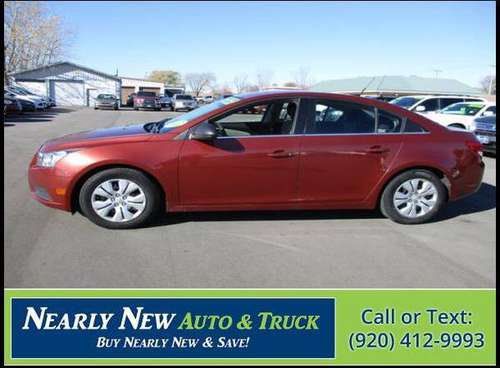 2012 Chevrolet Chevy Cruze Ls Brown Sedan - cars & trucks - by... for sale in Green Bay, WI