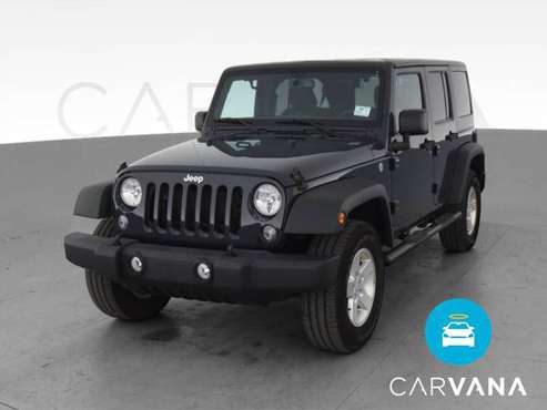 2017 Jeep Wrangler Unlimited Sport S Sport Utility 4D suv Black - -... for sale in Peoria, IL
