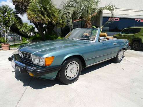 1988 Mercedes Benz 560SL, 2 owner, 51, 851 original miles - cars & for sale in Anaheim, CA