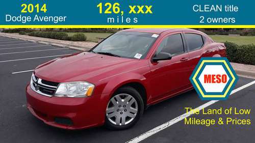 2014 Dodge Avenger ... 126K miles ... CLEAN title . SO RELIABLE for sale in Hurst, TX