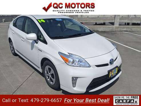 2014 Toyota Prius Two 4dr Hatchback hatchback Blizzard Pearl - cars... for sale in Fayetteville, AR
