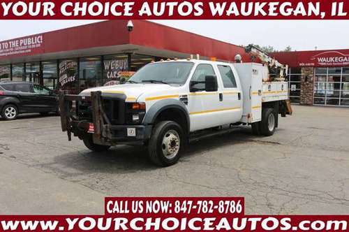 2008*FORD*F-550*SUPER DUTY 1OWNER LEATHER UTILITY SERVICE TRUCK C22692 for sale in WAUKEGAN, IL