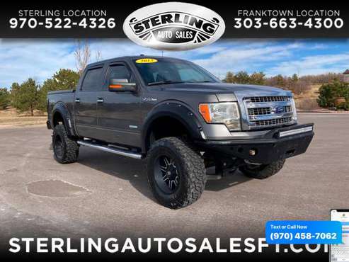 2013 Ford F-150 F150 F 150 4WD SuperCrew 145 XLT - CALL/TEXT TODAY!... for sale in Sterling, CO