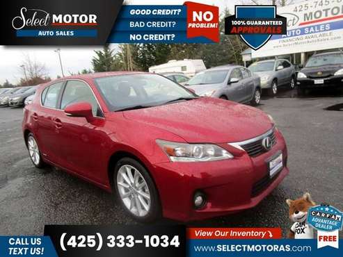 2012 Lexus CT 200h 200 h 200-h PremiumHatchback FOR ONLY 337/mo! for sale in Lynnwood, WA