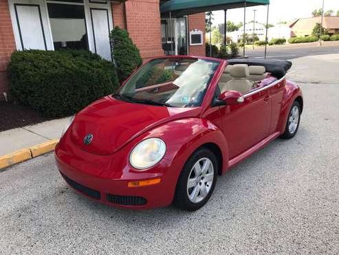 2007 VW Beetle convertible, 110k miles, stick shift for sale in Voorhees, NJ