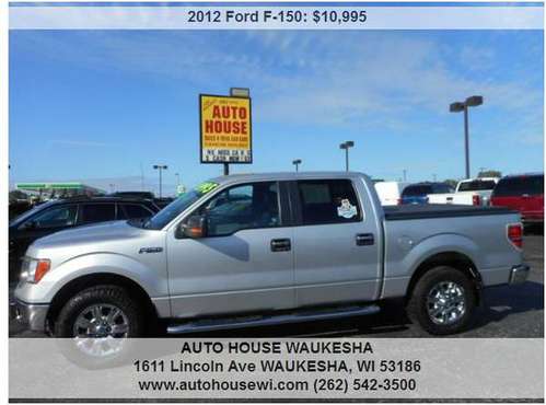 2012 Ford F-150 XLT SuperCrew 4x4 1 owner leather Loaded Sharp for sale in Waukesha, WI