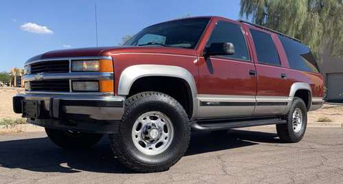 1998 Chevrolet Suburban 2500 6.5L Turbo Diesel 4x4 third row seating!! for sale in 22414 n 19th ave phx az, AZ