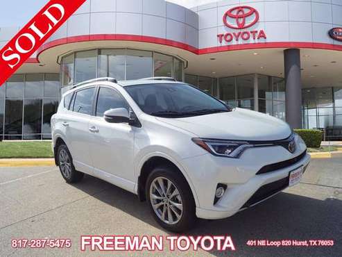2017 Toyota RAV4 Platinum - Get Pre-Approved Today! for sale in Hurst, TX