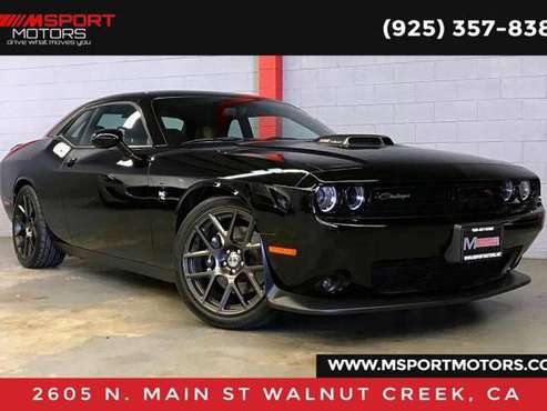 2016 Dodge Challenger R/T Scat Pack coupe Pitch Black Clearcoat for sale in Walnut Creek, CA