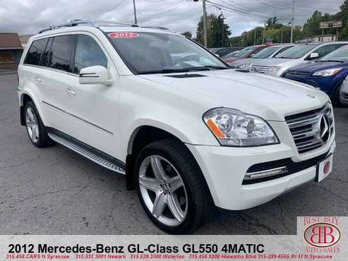 2012 MERCEDES-BENZ GL-CLASS GL550 4MATIC! 4WD! FULLY LOADED! 3RD ROW! for sale in Syracuse, NY