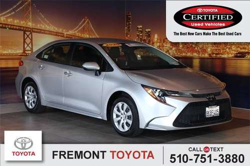 2020 Toyota Corolla LE - - by dealer - vehicle for sale in Fremont, CA