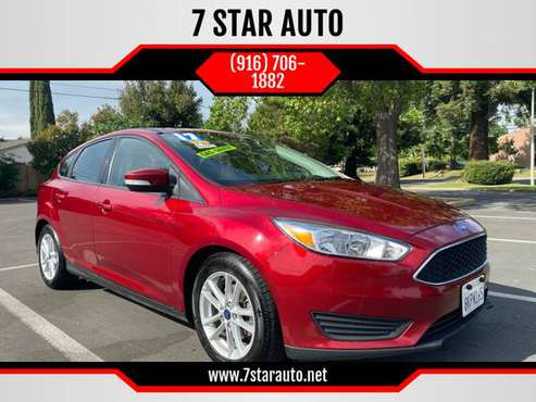 2017 FORD FOCUS SE** CLEAN TITLE*** LOW MILES** $2500 DOWN @$249... for sale in Sacramento , CA