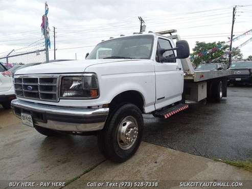 1997 Ford F-450 SD Flat Bed TOW TRUCK w/Aluminum Flatbed - AS LOW for sale in Paterson, NJ