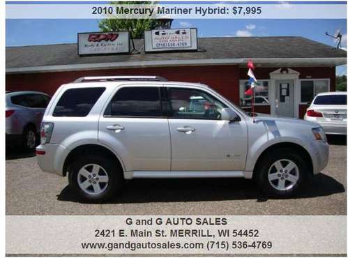 2010 Mercury Mariner Hybrid Base 4dr SUV 109127 Miles - cars &... for sale in Merrill, WI